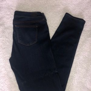 Dark denim jeans
